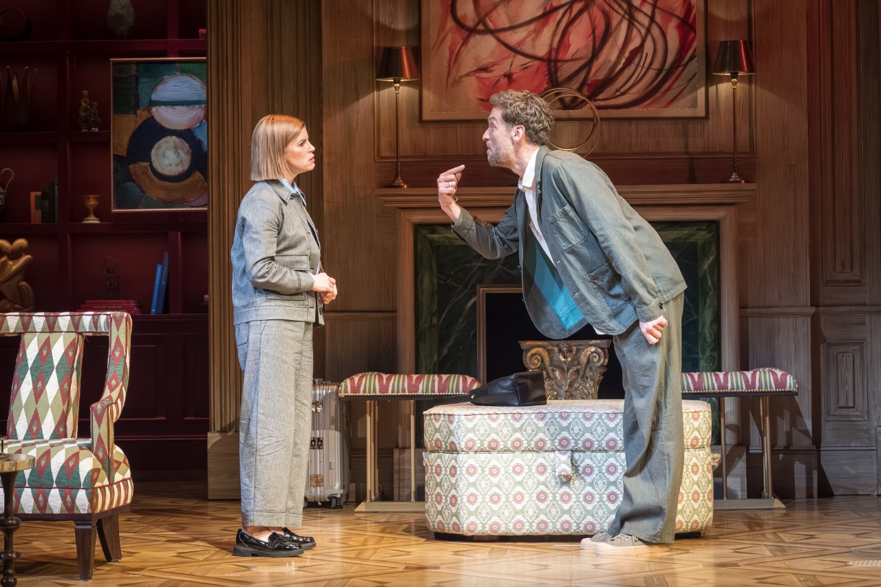 Jemima-Rooper-Elaine-and-Tom-Mison-Stefan-in-The-Misanthrope-at-the-National-Theatre.-Photographer-Marc-Brenner-04814 Jemima-Rooper-Elaine-and-Tom-Mison-Stefan-in-The-Misanthrope-at-the-National-Theatre.-Photographer-Marc-Brenner-04814