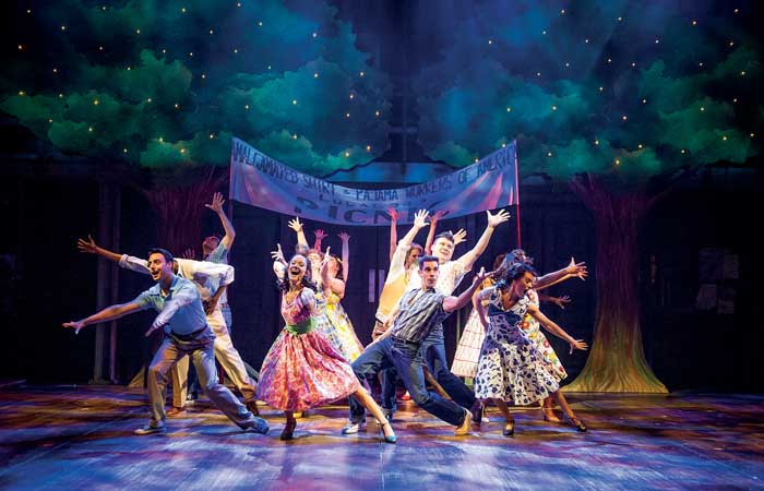 The Pajama Game at the Shaftesbury Theatre The Pajama Game at the Shaftesbury Theatre