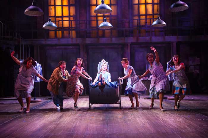 The Pajama Game at the Shaftesbury Theatre The Pajama Game at the Shaftesbury Theatre