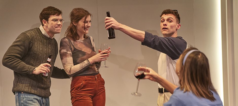 The Shape of Things at the Park Theatre. Photo by Mark Douet The Shape of Things at the Park Theatre. Photo by Mark Douet
