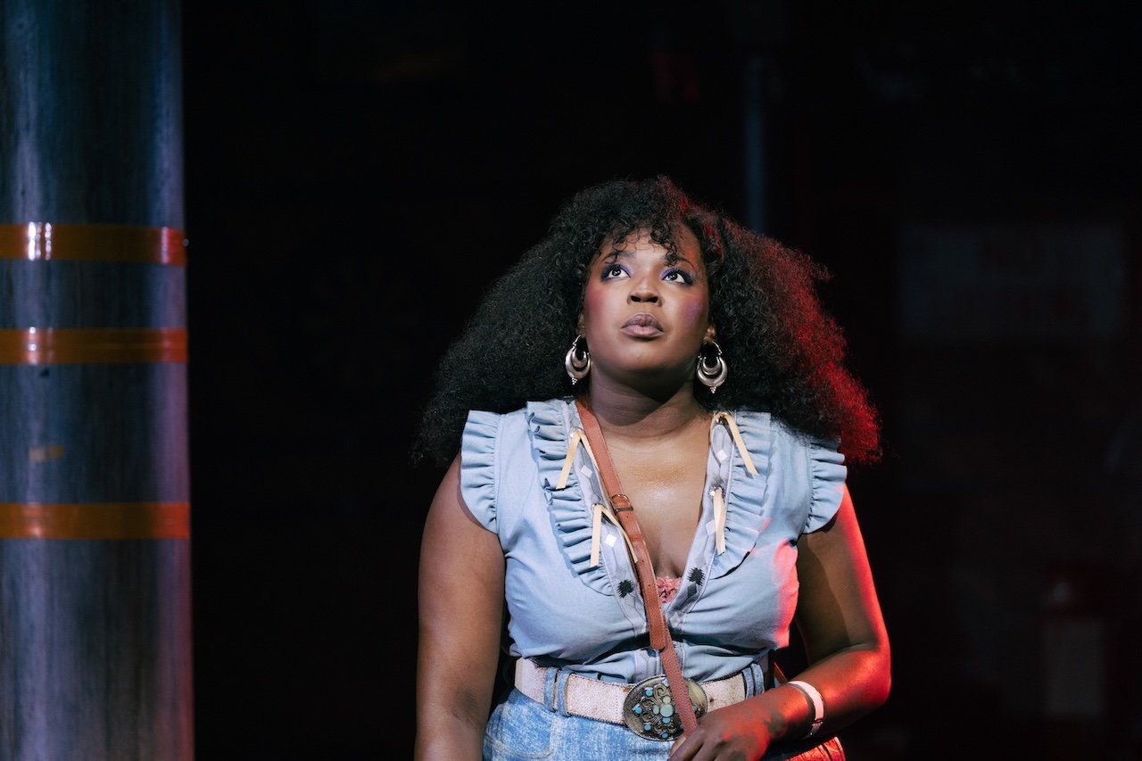 Thelma & Louise by Callie Khouri;
Production Photography;
Cast: Rachel Tucker, Amy Lennox, Jordan Luke Gage, Trevor Dion Nicholas, Samuel Edwards, Alex Gibson-Giorgio, Tamlyn Henderson, Letitia Hector;
Book by Callie Khouri;
Music & Lyrics by Neko Case;
Directed by Trip Cullman;
Choreography by Bobbi Jene Smith and Or Schraiber;
Musical Supervisor Kimberly Grigsby;
Scenography by Christine Jones and Brett J. Banakis;
Costume Design by Ryan Dawson Laight;
Lighting Design by Natasha Chivers;
Sound Design by Gareth Owen;
Orchestrator & Arranger John Clancy;
Music Director Ed Bussey;
Additional Music by Carl Newman, Paul Rigby and Zoe Sarnak;
Creative Producer Mandy Greenfield;
Creative Consultant Imogen Brodie;
Casting Director Stuart Burt CDG CSA;
Casting Associate Peter Noden;
Wigs, Hair and Make-Up Design by Carole Hancock;
Fight Director Kev McCurdy;
Voice & Dialect Coach Danièle Lydon;
Armourer Bare Arms;
Costume Supervisor Zoë Thomas-Webb;
Props Supervisor Mary Halliday;
Keyboard Programming by Billy Jay Stein and Hiro Iida for Strange Cranium;
Copyist J&J Music Preparation;
Associate Director Chelsea Walker;
Associate Choreographer Lily Ockwell;
Associate Designer Matthew Buttrey;
Associate Lighting Designer Stacey O'Shea;
Associate Sound Designer Rob Jones;
Jerwood Assistant Director Francesca Murray-Fuentes;
Music Producer Jeff Galegher;
Orchestra Manager Sylvia Addison;
US General Managers RCI Theatricals;
Production Managers Gary Beestone and Oli Bagwell Purefoy;
Company Stage Manager Matt Elesmore;
Deputy Stage Manager Hannah Halden;
Assistant Stage Manager (Book Cover) Frances Howell;
Assistant Stage Manager Jasmine Smith;
Young Vic, London, UK;
3 September 2026;
Photo: Helen Murray Thelma & Louise by Callie Khouri;
Production Photography;
Cast: Rachel Tucker, Amy Lennox, Jordan Luke Gage, Trevor Dion Nicholas, Samuel Edwards, Alex Gibson-Giorgio, Tamlyn Henderson, Letitia Hector;
Book by Callie Khouri;
Music & Lyrics by Neko Case;
Directed by Trip Cullman;
Choreography by Bobbi Jene Smith and Or Schraiber;
Musical Supervisor Kimberly Grigsby;
Scenography by Christine Jones and Brett J. Banakis;
Costume Design by Ryan Dawson Laight;
Lighting Design by Natasha Chivers;
Sound Design by Gareth Owen;
Orchestrator & Arranger John Clancy;
Music Director Ed Bussey;
Additional Music by Carl Newman, Paul Rigby and Zoe Sarnak;
Creative Producer Mandy Greenfield;
Creative Consultant Imogen Brodie;
Casting Director Stuart Burt CDG CSA;
Casting Associate Peter Noden;
Wigs, Hair and Make-Up Design by Carole Hancock;
Fight Director Kev McCurdy;
Voice & Dialect Coach Danièle Lydon;
Armourer Bare Arms;
Costume Supervisor Zoë Thomas-Webb;
Props Supervisor Mary Halliday;
Keyboard Programming by Billy Jay Stein and Hiro Iida for Strange Cranium;
Copyist J&J Music Preparation;
Associate Director Chelsea Walker;
Associate Choreographer Lily Ockwell;
Associate Designer Matthew Buttrey;
Associate Lighting Designer Stacey O'Shea;
Associate Sound Designer Rob Jones;
Jerwood Assistant Director Francesca Murray-Fuentes;
Music Producer Jeff Galegher;
Orchestra Manager Sylvia Addison;
US General Managers RCI Theatricals;
Production Managers Gary Beestone and Oli Bagwell Purefoy;
Company Stage Manager Matt Elesmore;
Deputy Stage Manager Hannah Halden;
Assistant Stage Manager (Book Cover) Frances Howell;
Assistant Stage Manager Jasmine Smith;
Young Vic, London, UK;
3 September 2026;
Photo: Helen Murray