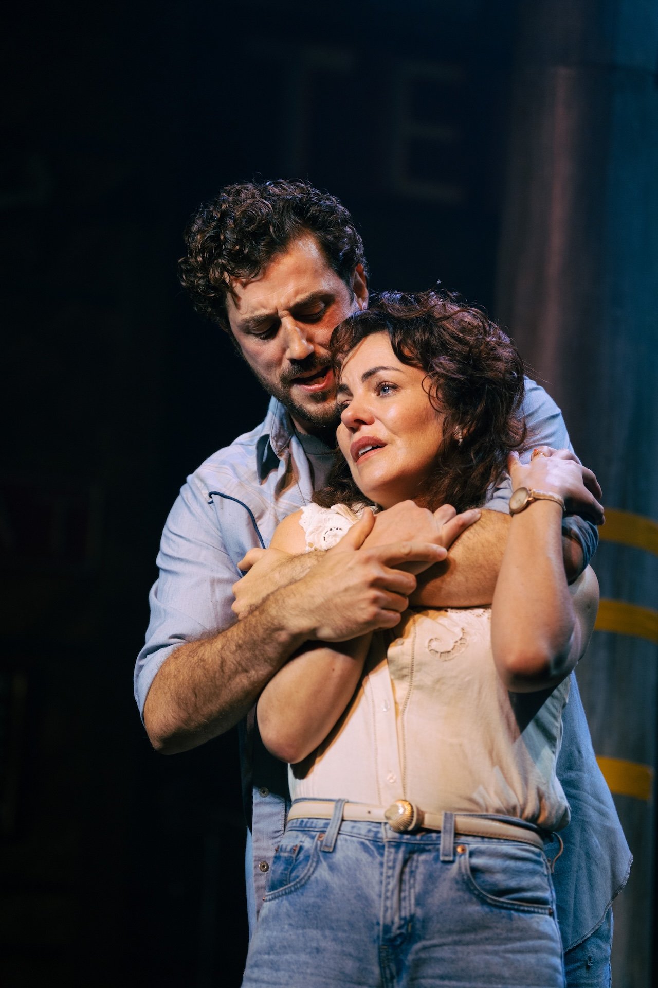 Thelma & Louise by Callie Khouri;
Production Photography;
Cast: Rachel Tucker, Amy Lennox, Jordan Luke Gage, Trevor Dion Nicholas, Samuel Edwards, Alex Gibson-Giorgio, Tamlyn Henderson, Letitia Hector;
Book by Callie Khouri;
Music & Lyrics by Neko Case;
Directed by Trip Cullman;
Choreography by Bobbi Jene Smith and Or Schraiber;
Musical Supervisor Kimberly Grigsby;
Scenography by Christine Jones and Brett J. Banakis;
Costume Design by Ryan Dawson Laight;
Lighting Design by Natasha Chivers;
Sound Design by Gareth Owen;
Orchestrator & Arranger John Clancy;
Music Director Ed Bussey;
Additional Music by Carl Newman, Paul Rigby and Zoe Sarnak;
Creative Producer Mandy Greenfield;
Creative Consultant Imogen Brodie;
Casting Director Stuart Burt CDG CSA;
Casting Associate Peter Noden;
Wigs, Hair and Make-Up Design by Carole Hancock;
Fight Director Kev McCurdy;
Voice & Dialect Coach Danièle Lydon;
Armourer Bare Arms;
Costume Supervisor Zoë Thomas-Webb;
Props Supervisor Mary Halliday;
Keyboard Programming by Billy Jay Stein and Hiro Iida for Strange Cranium;
Copyist J&J Music Preparation;
Associate Director Chelsea Walker;
Associate Choreographer Lily Ockwell;
Associate Designer Matthew Buttrey;
Associate Lighting Designer Stacey O'Shea;
Associate Sound Designer Rob Jones;
Jerwood Assistant Director Francesca Murray-Fuentes;
Music Producer Jeff Galegher;
Orchestra Manager Sylvia Addison;
US General Managers RCI Theatricals;
Production Managers Gary Beestone and Oli Bagwell Purefoy;
Company Stage Manager Matt Elesmore;
Deputy Stage Manager Hannah Halden;
Assistant Stage Manager (Book Cover) Frances Howell;
Assistant Stage Manager Jasmine Smith;
Young Vic, London, UK;
3 September 2026;
Photo: Helen Murray Thelma & Louise by Callie Khouri;
Production Photography;
Cast: Rachel Tucker, Amy Lennox, Jordan Luke Gage, Trevor Dion Nicholas, Samuel Edwards, Alex Gibson-Giorgio, Tamlyn Henderson, Letitia Hector;
Book by Callie Khouri;
Music & Lyrics by Neko Case;
Directed by Trip Cullman;
Choreography by Bobbi Jene Smith and Or Schraiber;
Musical Supervisor Kimberly Grigsby;
Scenography by Christine Jones and Brett J. Banakis;
Costume Design by Ryan Dawson Laight;
Lighting Design by Natasha Chivers;
Sound Design by Gareth Owen;
Orchestrator & Arranger John Clancy;
Music Director Ed Bussey;
Additional Music by Carl Newman, Paul Rigby and Zoe Sarnak;
Creative Producer Mandy Greenfield;
Creative Consultant Imogen Brodie;
Casting Director Stuart Burt CDG CSA;
Casting Associate Peter Noden;
Wigs, Hair and Make-Up Design by Carole Hancock;
Fight Director Kev McCurdy;
Voice & Dialect Coach Danièle Lydon;
Armourer Bare Arms;
Costume Supervisor Zoë Thomas-Webb;
Props Supervisor Mary Halliday;
Keyboard Programming by Billy Jay Stein and Hiro Iida for Strange Cranium;
Copyist J&J Music Preparation;
Associate Director Chelsea Walker;
Associate Choreographer Lily Ockwell;
Associate Designer Matthew Buttrey;
Associate Lighting Designer Stacey O'Shea;
Associate Sound Designer Rob Jones;
Jerwood Assistant Director Francesca Murray-Fuentes;
Music Producer Jeff Galegher;
Orchestra Manager Sylvia Addison;
US General Managers RCI Theatricals;
Production Managers Gary Beestone and Oli Bagwell Purefoy;
Company Stage Manager Matt Elesmore;
Deputy Stage Manager Hannah Halden;
Assistant Stage Manager (Book Cover) Frances Howell;
Assistant Stage Manager Jasmine Smith;
Young Vic, London, UK;
3 September 2026;
Photo: Helen Murray