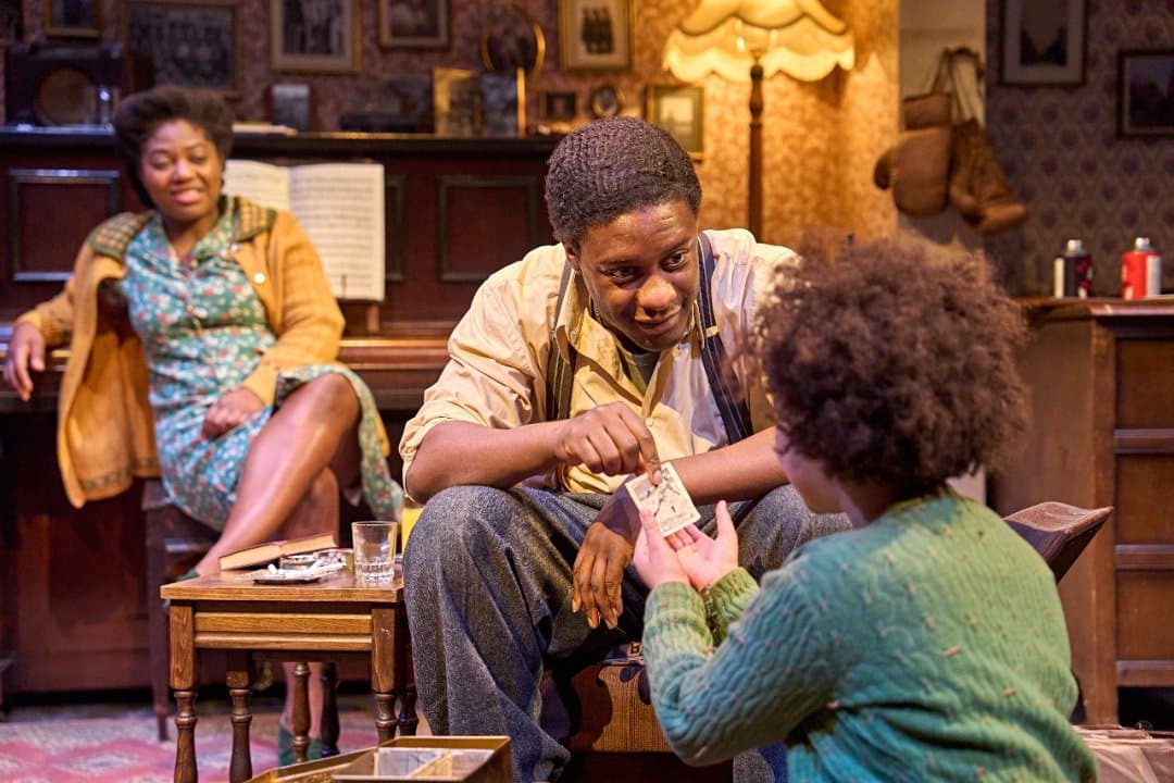 Bethan-Mary-James-Samuel-Adewunmi-and-Ellie-Mae-Siame-in-TROUBLE-IN-BUTETOWN-Donmar-Warehouse-photo-by-Manuel-Harlan Bethan-Mary-James-Samuel-Adewunmi-and-Ellie-Mae-Siame-in-TROUBLE-IN-BUTETOWN-Donmar-Warehouse-photo-by-Manuel-Harlan