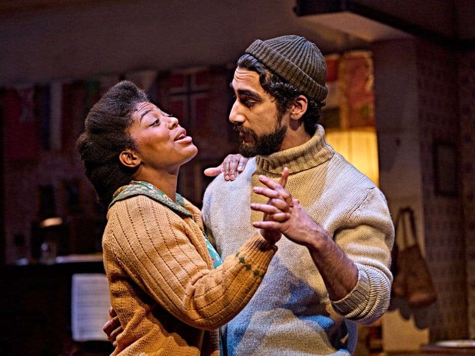 Bethan-Mary-James-and-Zaqi-Ismail-in-TROUBLE-IN-BUTETOWN-Donmar-Warehouse-photo-by-Manuel-Harlan Bethan-Mary-James-and-Zaqi-Ismail-in-TROUBLE-IN-BUTETOWN-Donmar-Warehouse-photo-by-Manuel-Harlan