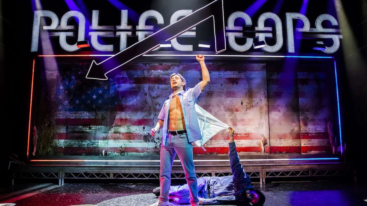 Zachary Hunt in Police Cops The Musical, credit Pamela Raith