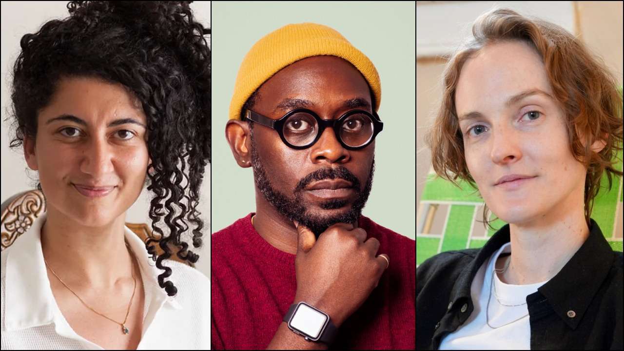 Sylvia Khoury (Photo by Yael Nov), James Ijames (Photo by Justin DeWalt), Sarah Einspanier