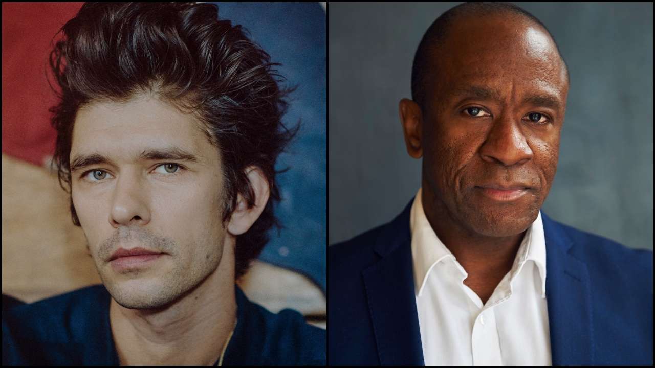 Ben Whishaw (Photo by Tomo Brejc) & Lucian Msamati (Photo by John Holloway)