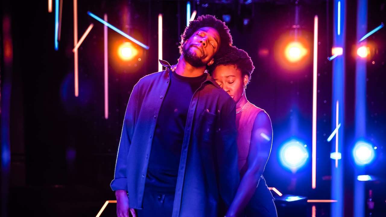 Shifters at the Bush Theatre - Tosin Cole and Heather Agyepong. Photo by Craig Fuller
