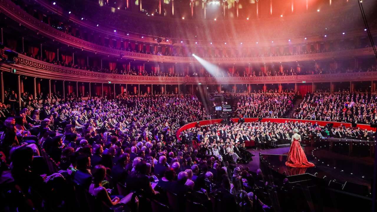 Olivier Awards 2023 hosted by Hannah Waddingham. Photo by Christie Goodwin