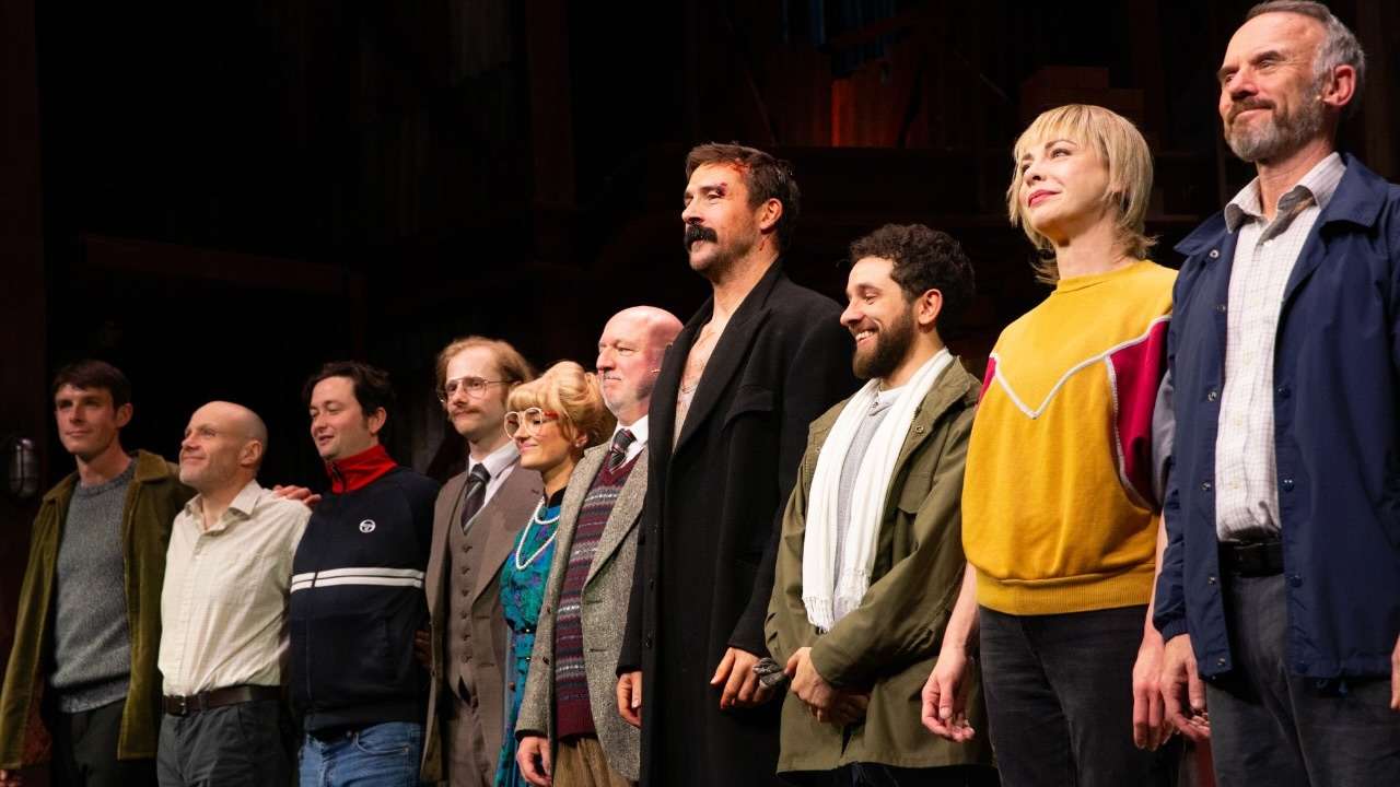 Boys From the Blackstuff - opening night curtain call in the West End. Photo by Piers Allardyce