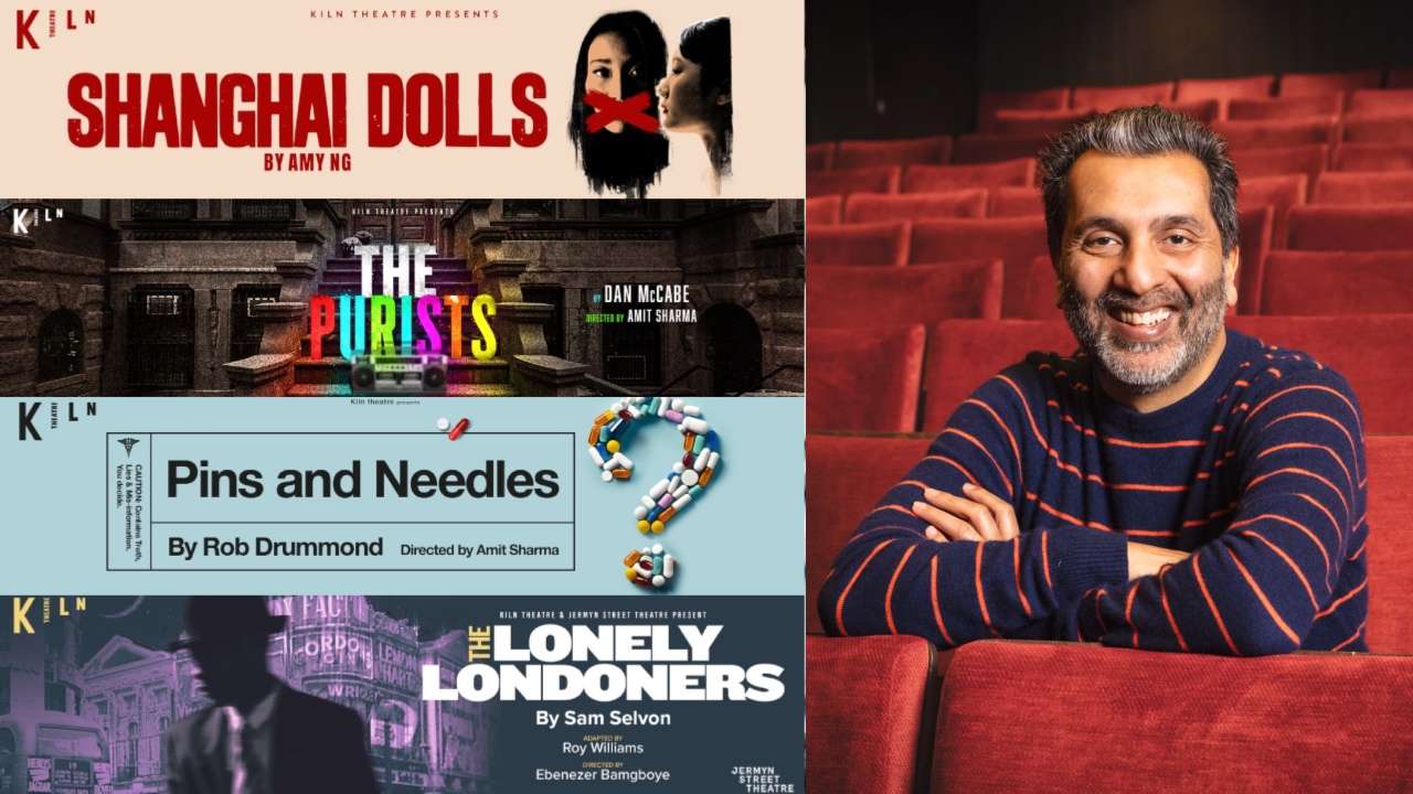 Amit Sharma announces first season at Kiln Theatre. Amit Sharma photo by Mark Senior