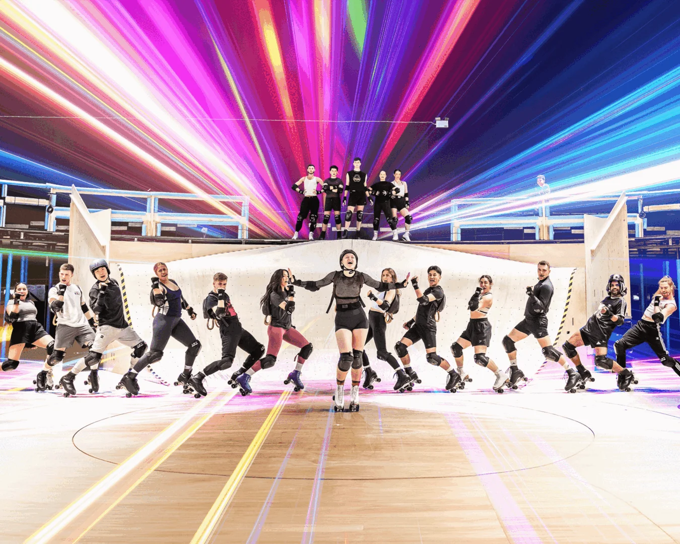 Starlight Express rehearsals