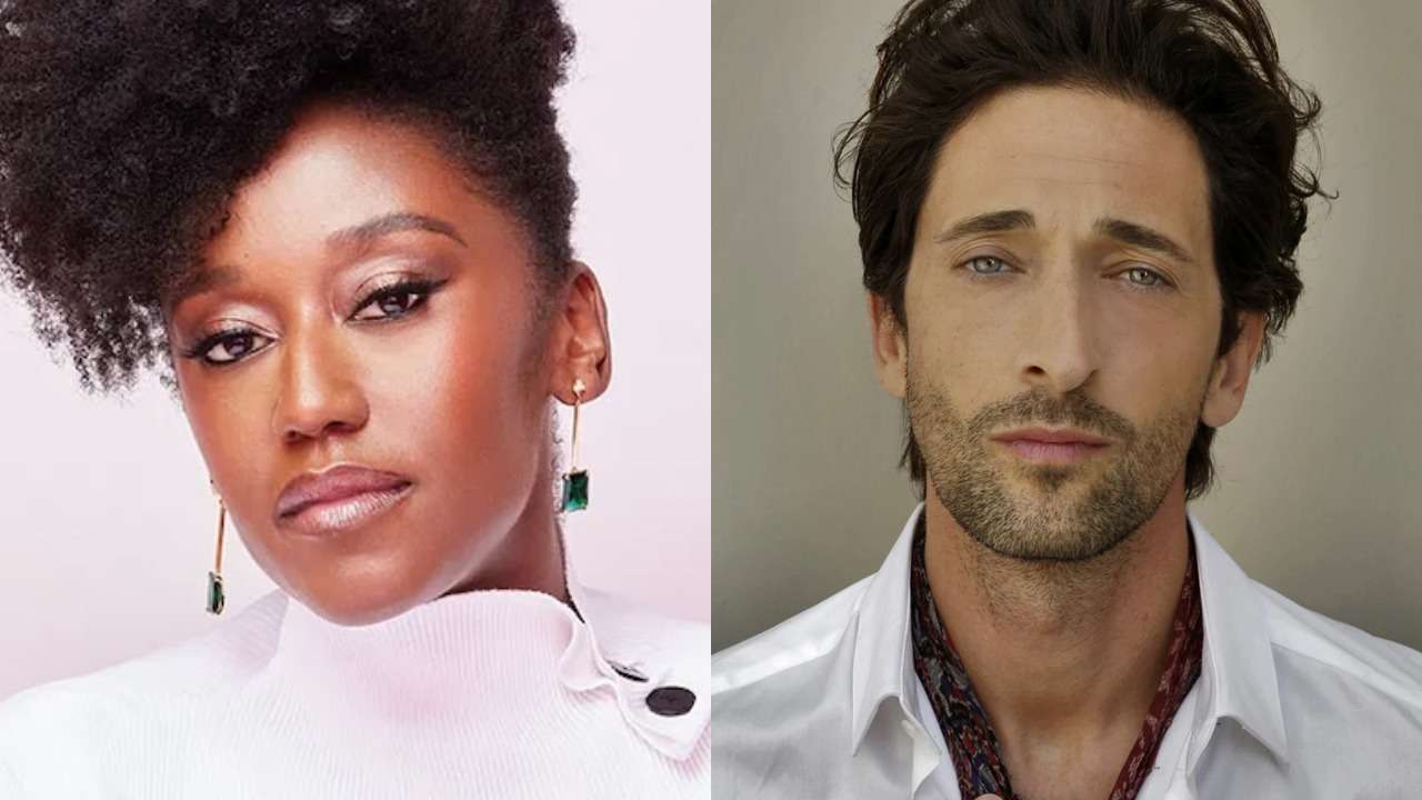 Nana Mensah (Photo Stephanie Diani) and Adrien Brody. Photos courtesy of agents