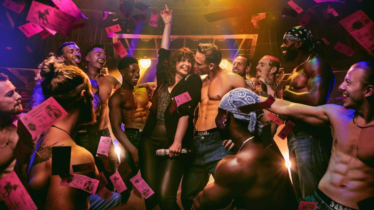 Magic Mike Live - London. Sarah Annakin & the cast. Photo by Matt Crockett