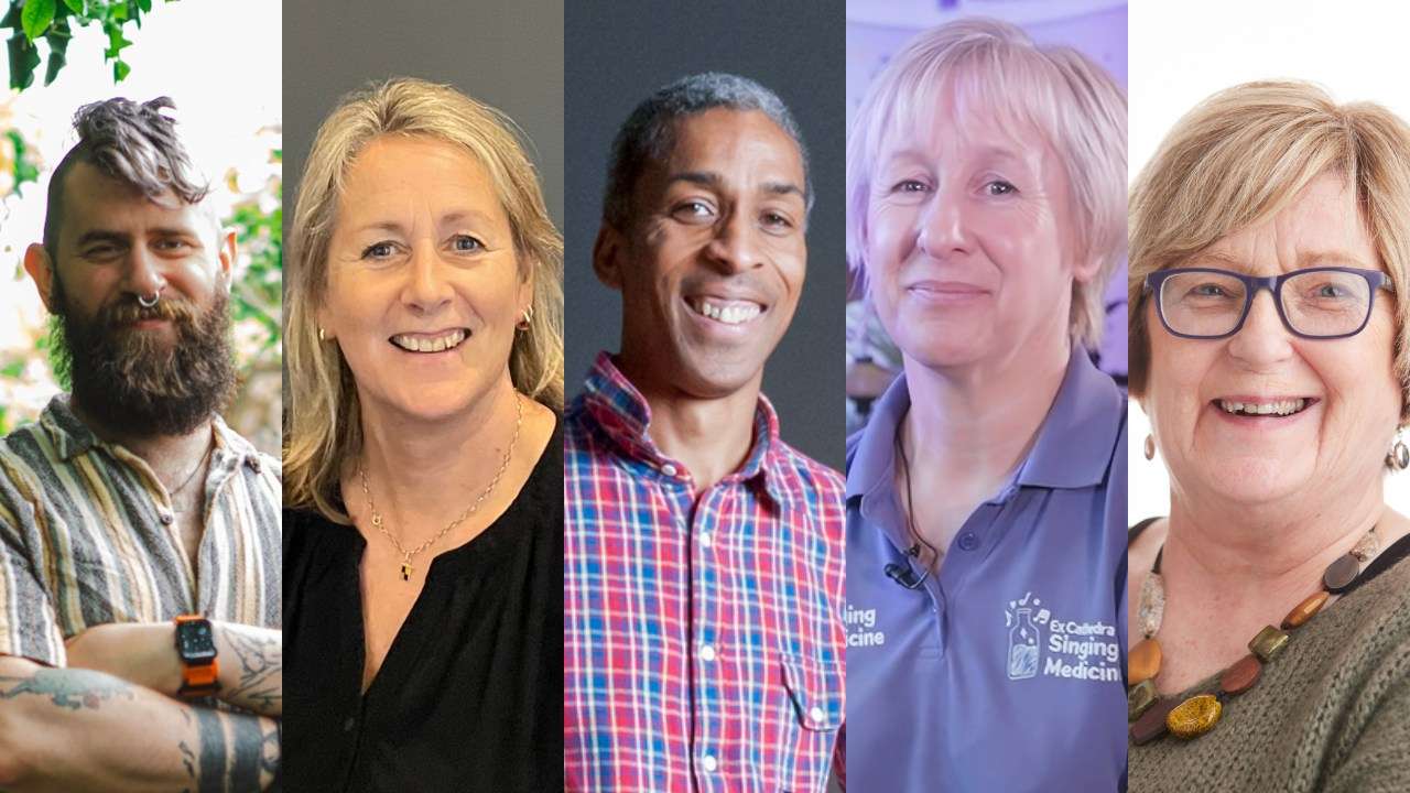 Sky Arts Awards 2024 - Arts Hero Award nominees: Graham Johnson, Linda Hogg, Mikei Hall, Sally Spencer, Yvonne O’Donovan