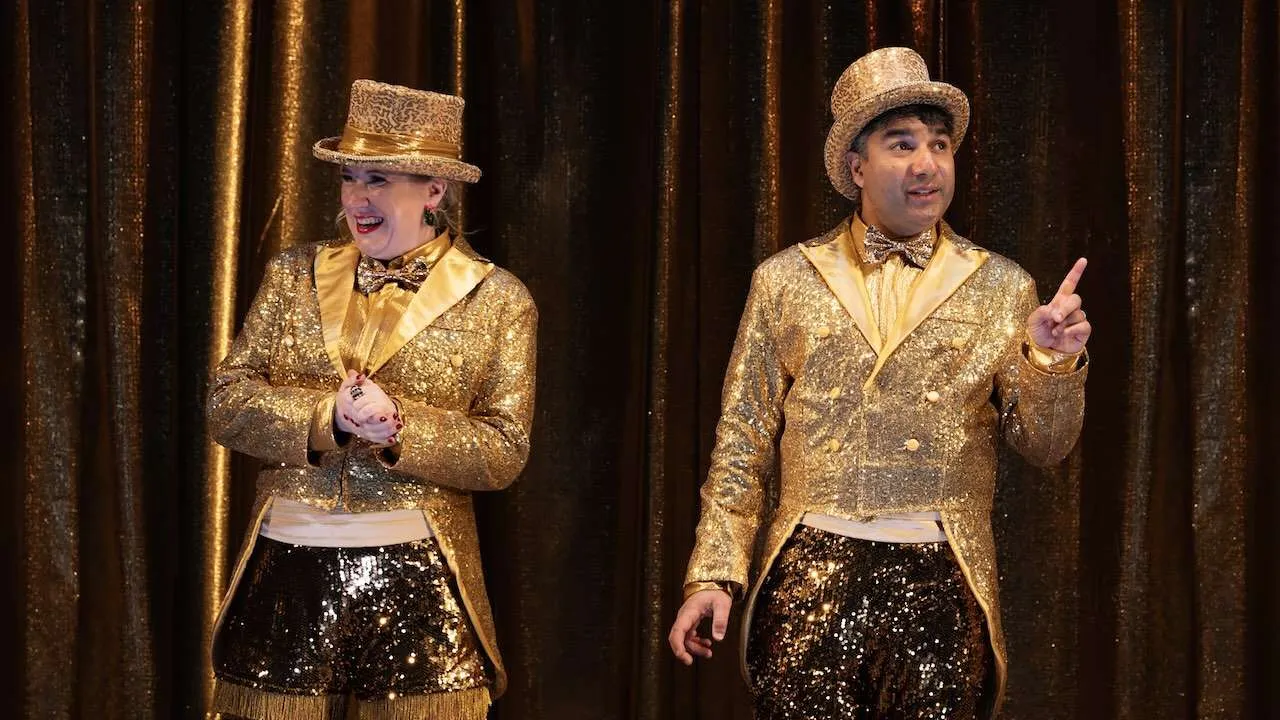 Photos: A Christmas Carol (ish) starring Nick Mohammed – West End production photos released Photos: A Christmas Carol (ish) starring Nick Mohammed – West End production photos released