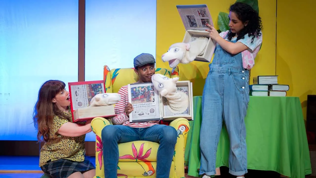 Georgie Samuels, Pierre Hanson-Johnson, Freya Stephenson (original cast) (credit Brian Roberts)