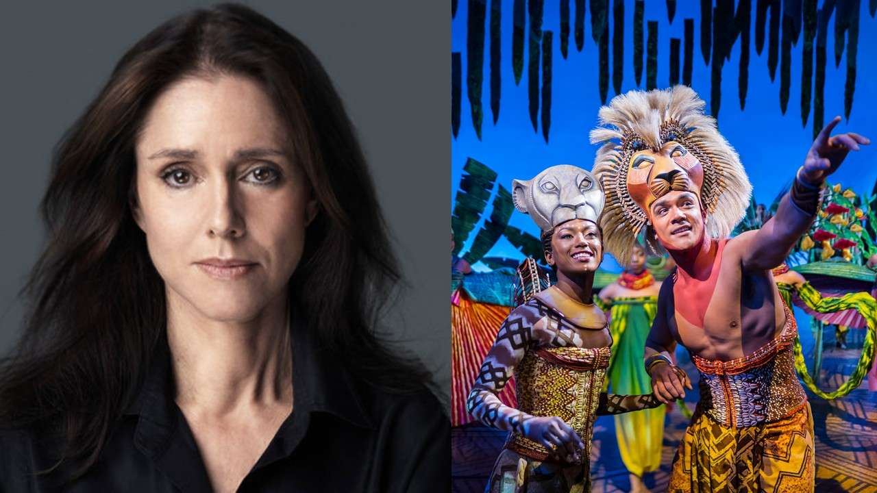 Julie Taymor (Photo from agent) and The Lion King (Photo Brinkoff and Mogenburg)