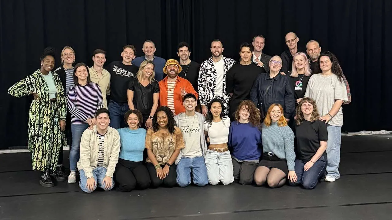 The Lightning Thief The Percy Jackson Musical - First day of rehearsals. Photo provided by the production