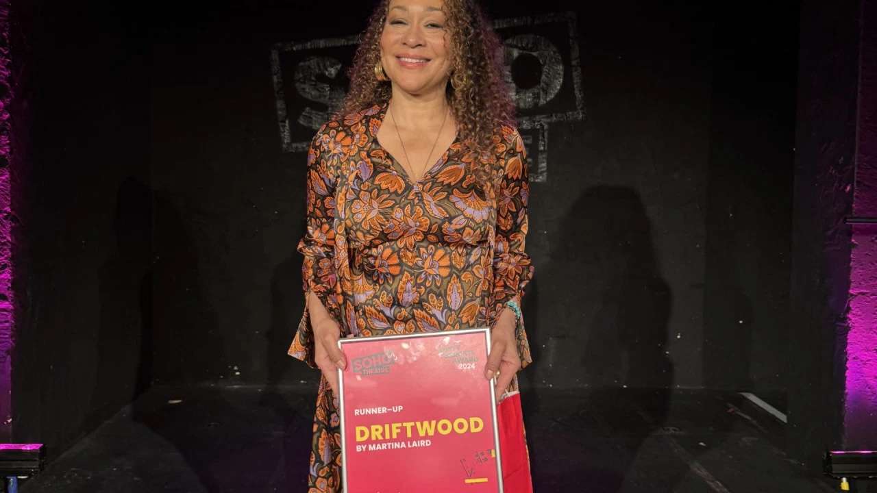 Verity Bargate Award 2024 runner-up Martina Lair. Photo provided by Soho Theatre