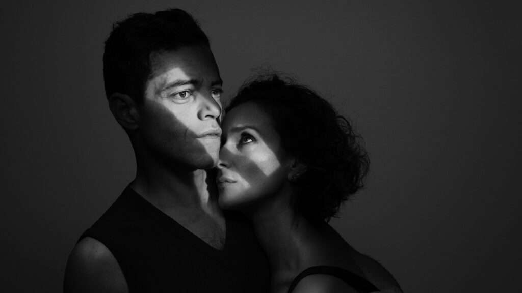 Oedipus at The Old Vic starring Rami Malek and Indira Varma. Photo by Nadav Kander
