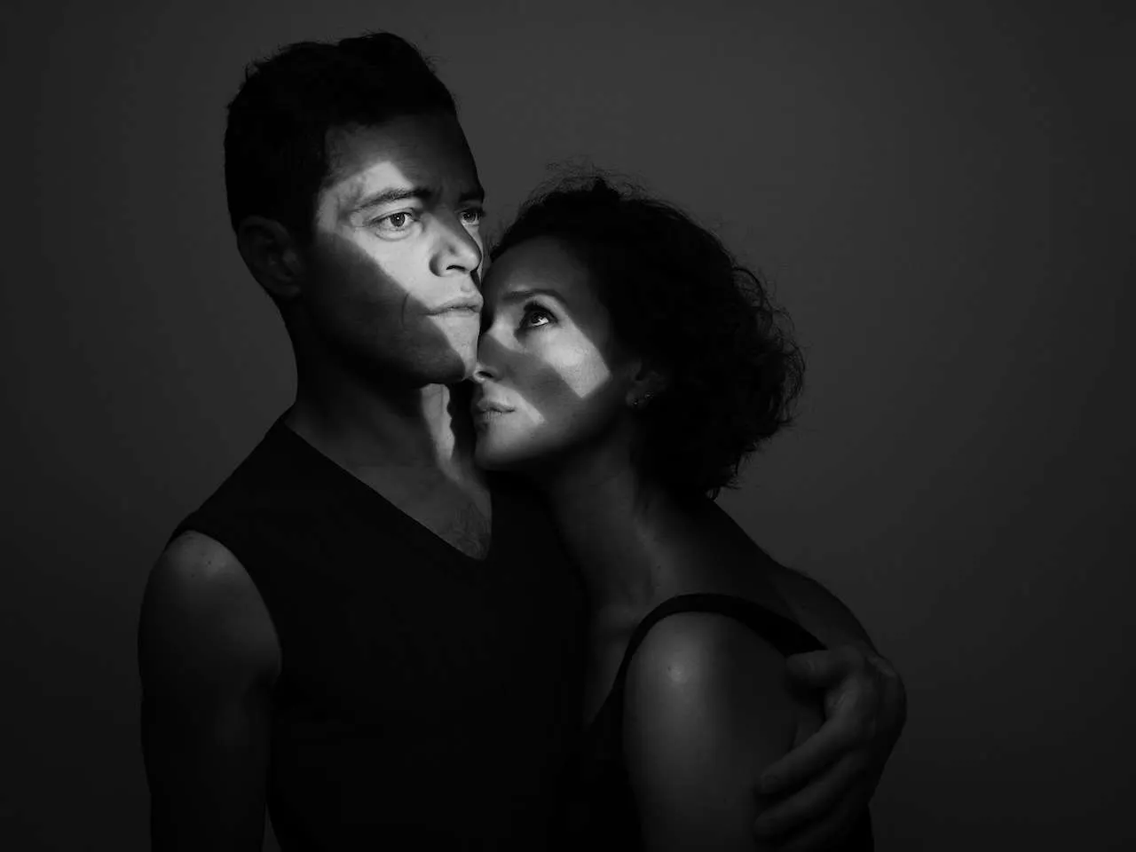 Oedipus at The Old Vic starring Rami Malek and Indira Varma. Photo by Nadav Kander