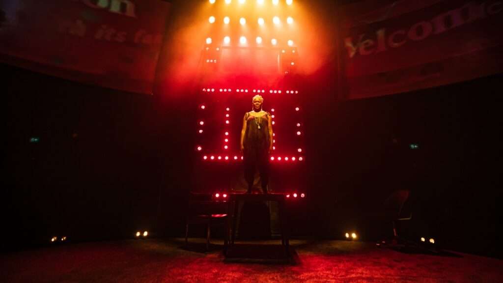 Sutara Gayle performing The Legends of Them at Brixton House - photo Harry Elletson