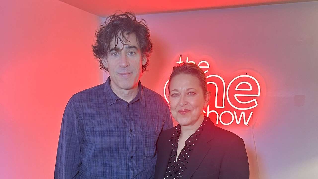 The One Show - Stephen Mangan and Nicola Walker (Photo courtesy of the BBC)