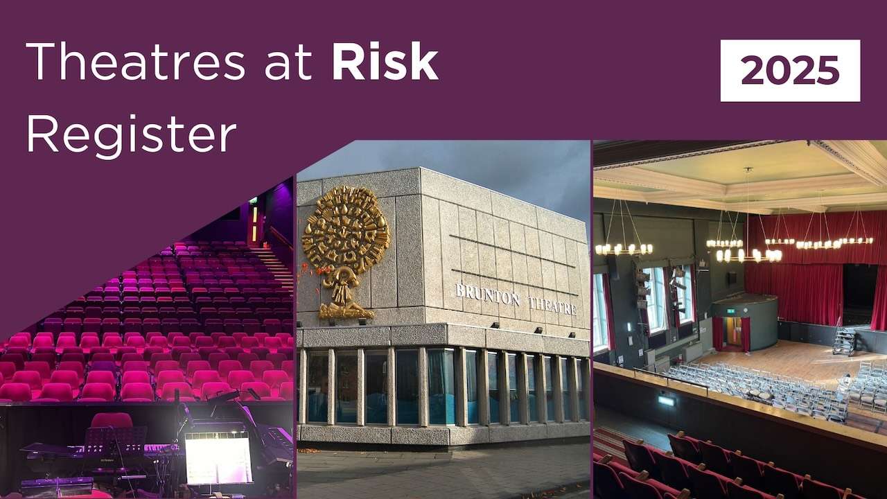 Theatres Trust - Theatres At Risk Register 2025. Image provided by Theatres Trust
