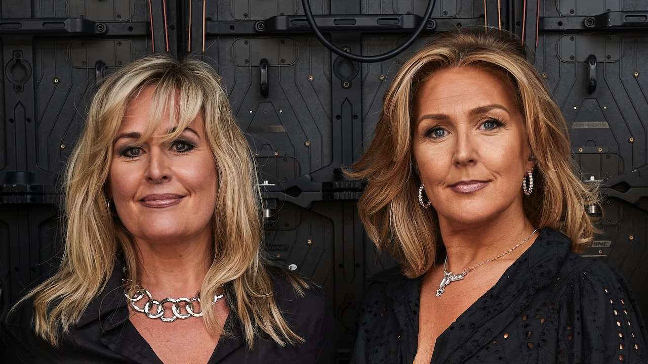Whatsonstage Awards 2025 - Hosts Gina and Mazz Murray. Photo supplied by agents