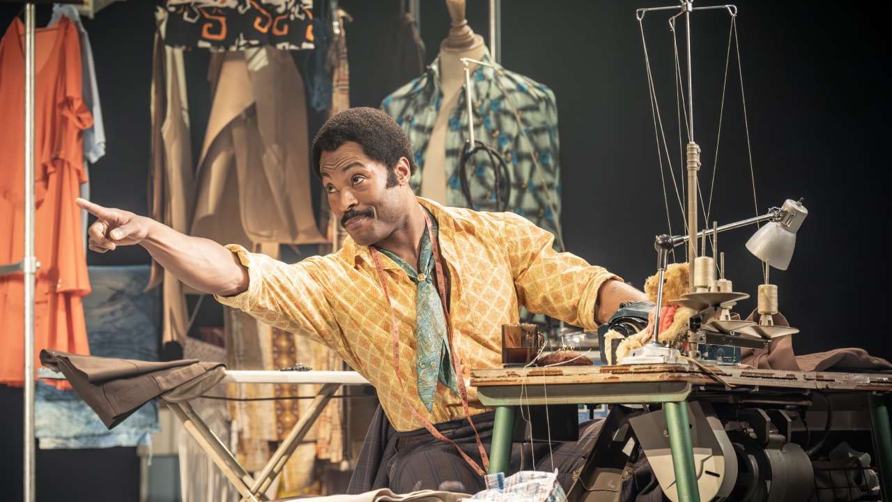 Arinzé Kene in Alterations at the National Theatre Photo Marc Brenner
