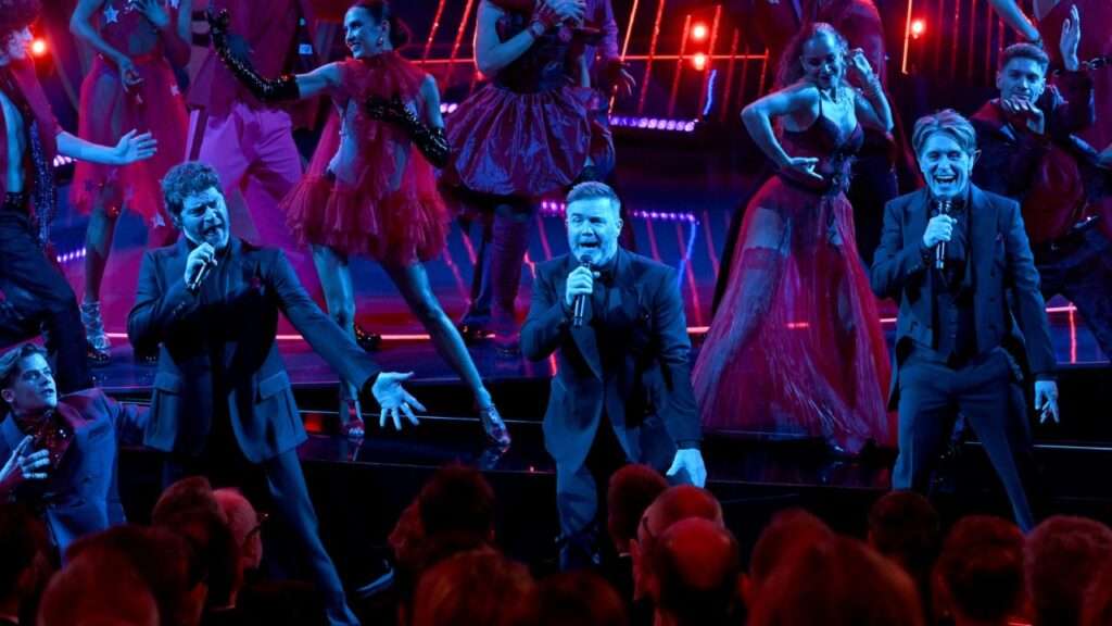 BAFTA awards 2025 - Take That performing. Photo copyright BAFTA