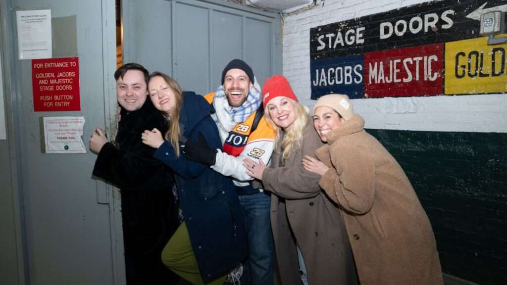 Operation Mincemeat on Broadway - First preview. The cast. Photo by Julietta Cerventes