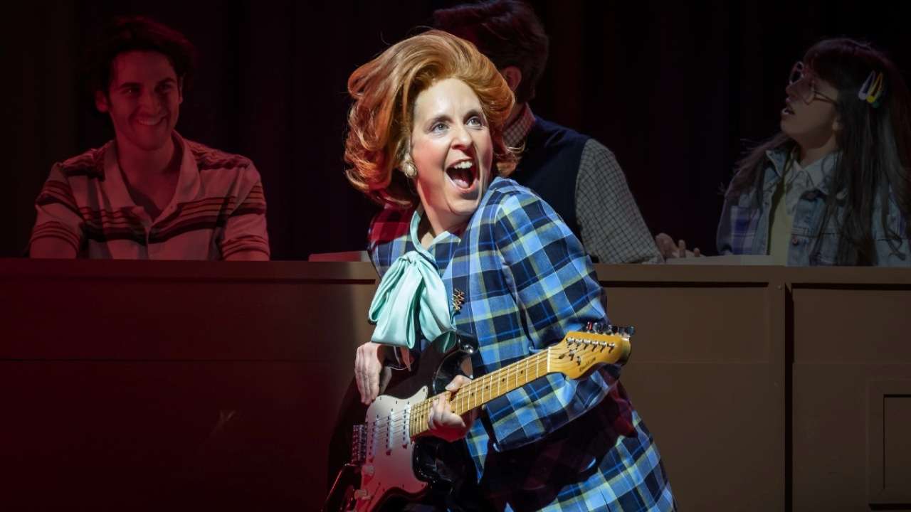Starter for Ten. Mel Giedroyc. Photo by Marc Brenner