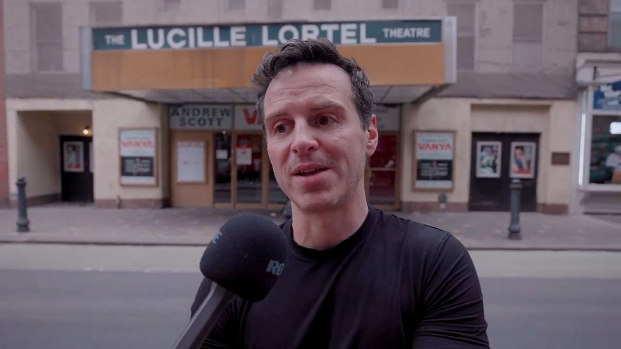 Video: Andrew Scott interviewed about VANYA outside the Lucille Lortel Theatre in New York Video: Andrew Scott interviewed about VANYA outside the Lucille Lortel Theatre in New York