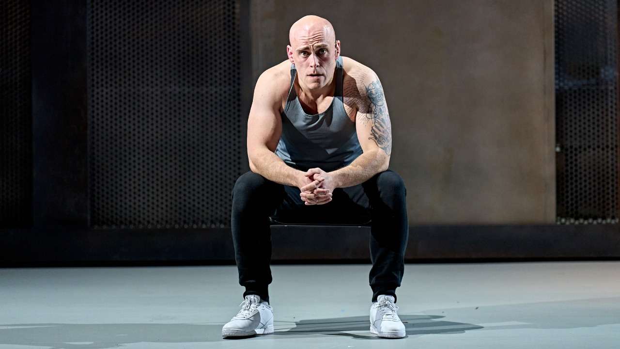 Manhunt at the Royal Court Theatre. Photo by Manuel Harlan