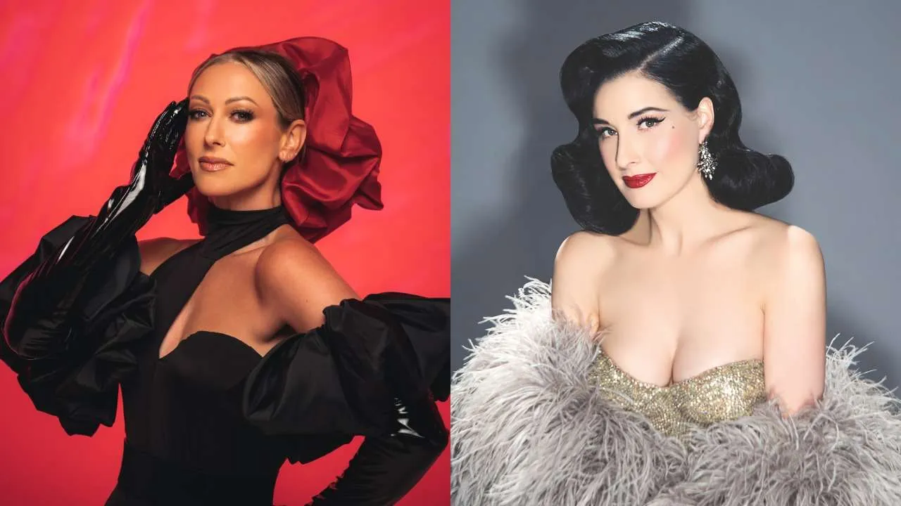 Diamonds and Dust - Faye Tozer & Dita Von Teese (Photos via PR)