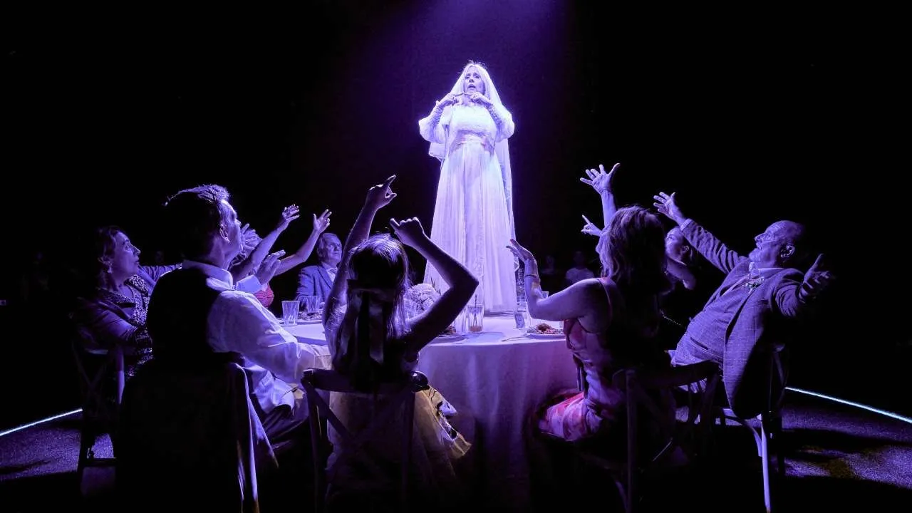 Till the Stars Come Down - Theatre Royal Haymarket London. Sinead Matthews & cast. Photo by Manuel Harlan