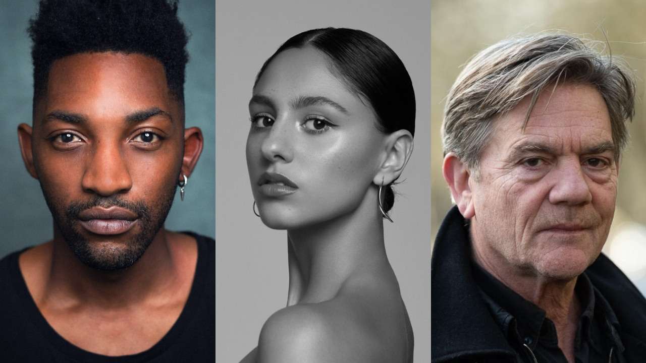 Blue/Orange at Greenwich Theatre. Matthew Morrison (Photo Connor Harris), Rhianne Barreto (Photo Joseph Sinclair), John Michie (Photo Neil Davidson)
