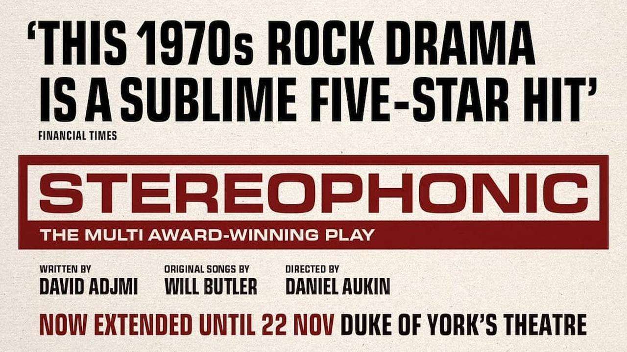 Stereophonic Tickets – The hit New Play at the Duke of York’s Theatre London Stereophonic Tickets – The hit New Play at the Duke of York’s Theatre London