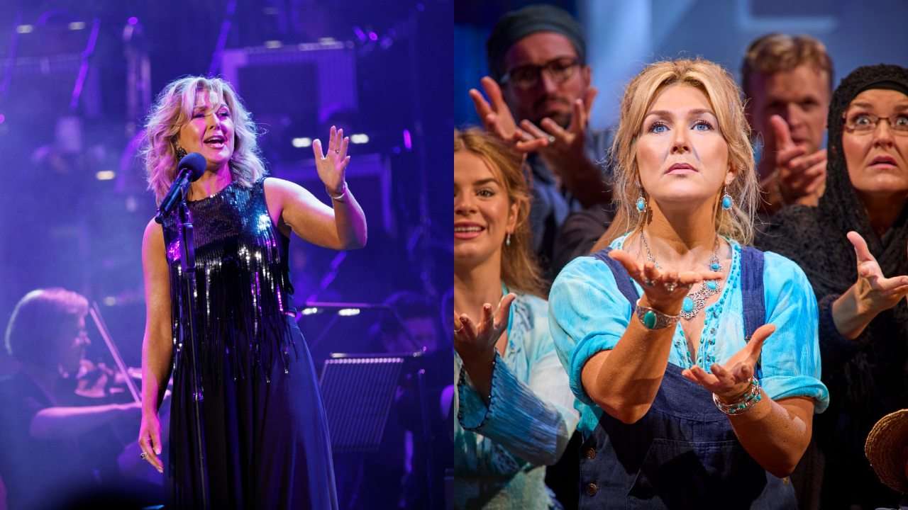 Mamma Mia! - Mazz Murray. Photos_ John Phillips (Magic at the Musicals 2025), Brinkhoff & Mogenburg