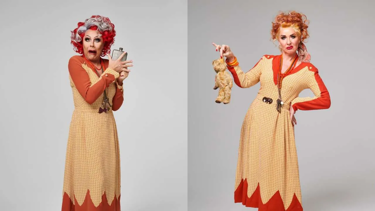 Annie - Tour. La Voix and Claire Sweeney share the role of Miss Hannigan (Photos by Matt Crockett)