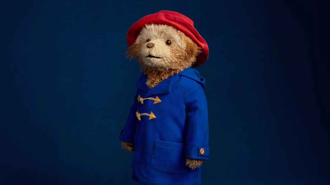 A large puppet of a bear. Paddington The Musical - Introducing Paddington bear (Photo by Jay Brooks)