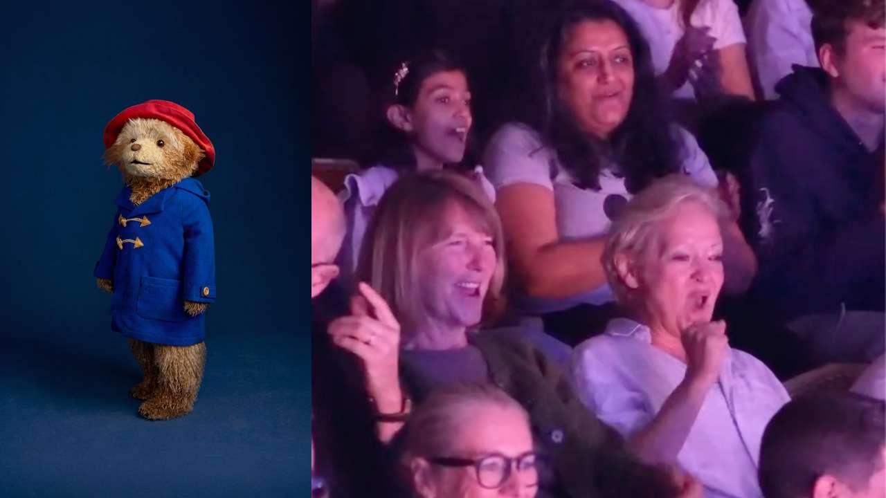 Paddington the Musical - The audience go wild at the first preview (Maria Friedman, bottom right)