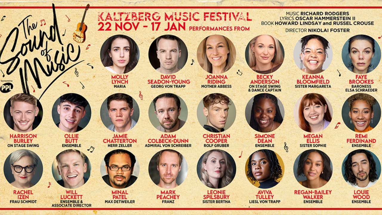 Poster for The Sound of Music - Curve 2025 casting