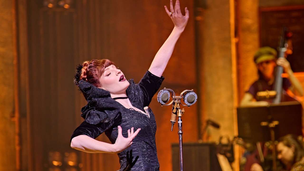 Hadestown in London. Nicola Roberts. Photo by Brinkhoff-Moegenburg