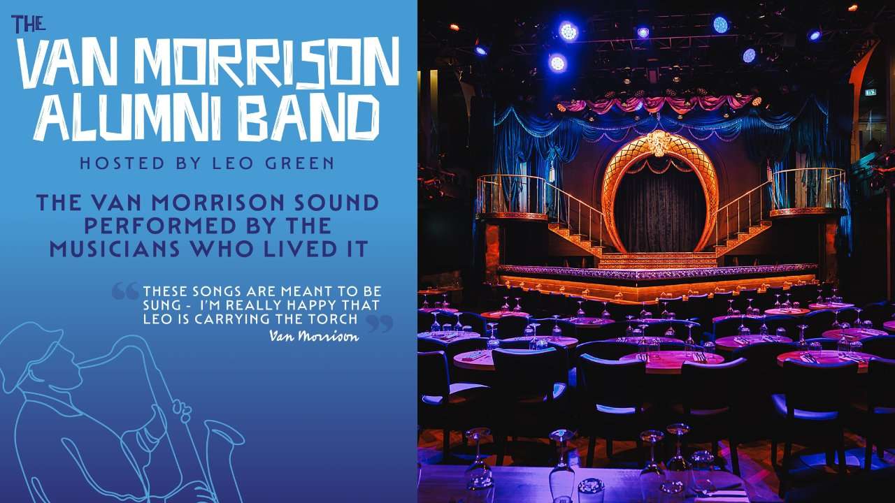 The Van Morrison Alumni Band to play London's Emerald Theatre. Photos via PR