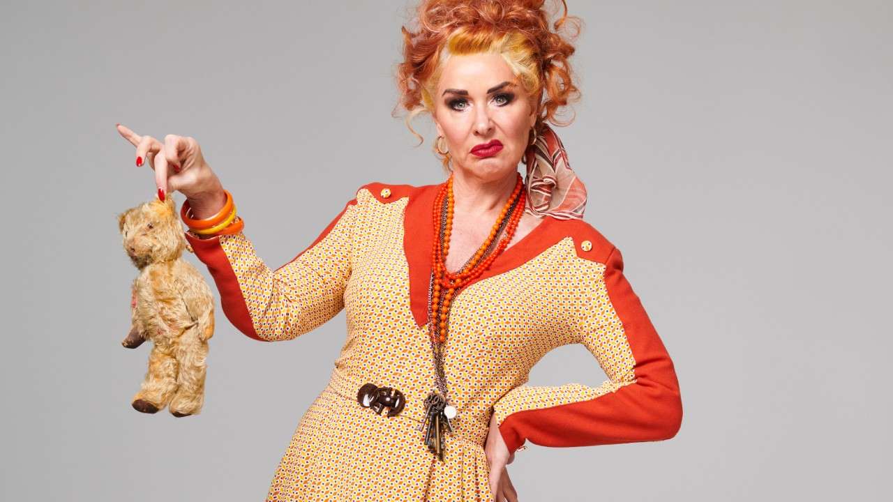 Annie - Claire Sweeney as Miss Hannigan. Photo by Matt Crockett