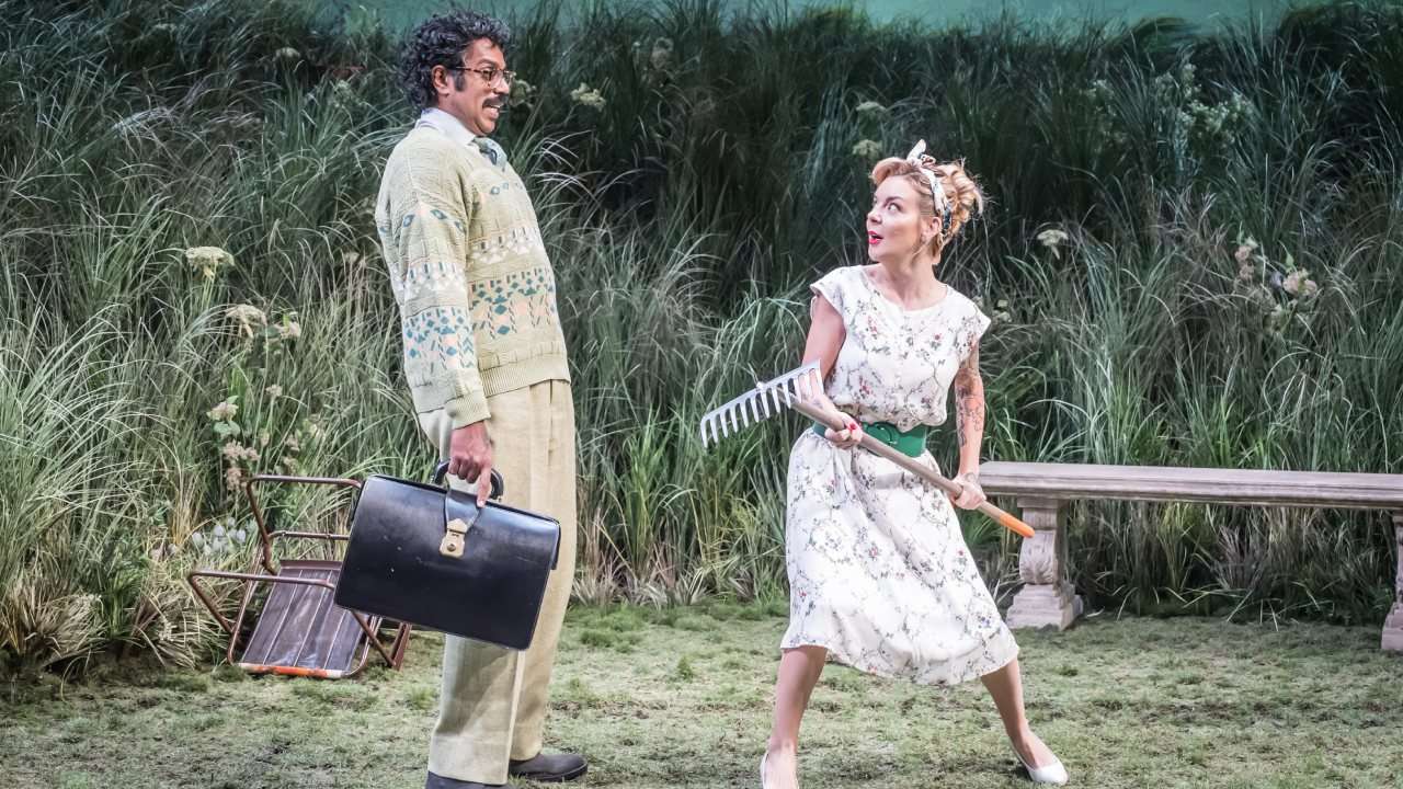 Sheridan Smith and Romesh Ranganathan in Woman in Mind