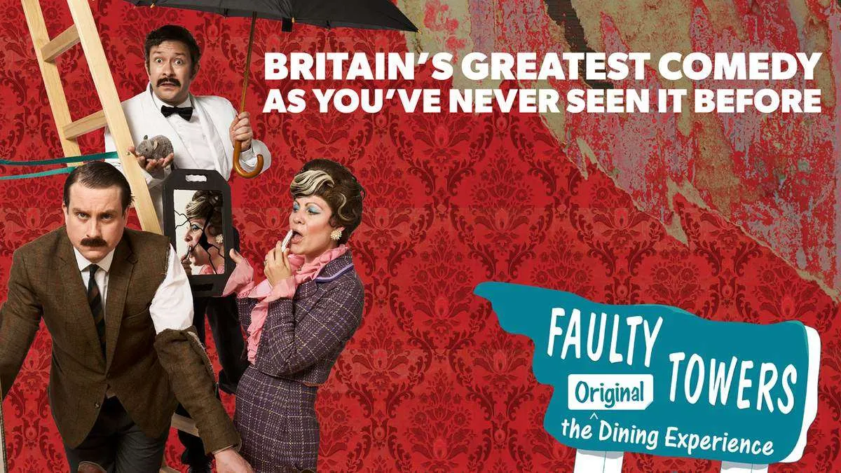 Official Faulty Towers The Dining Experience tickets poster, London 2026